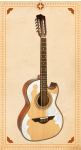 H. Jimenez Bajo Quinto (El Patron) w/ Electronics/Gig Bag