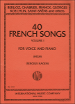 40 French Songs, Vol. 1 - High Voice and Piano
