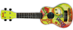 Makala MK-SPEACELOVE Peace and Love Ukadelic Soprano Ukulele