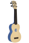 Makala MK-SWT/BL Waterman Soprano Ukulele Transparent Blue
