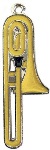 Charm/Zipper Pull - Trombone