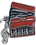 Charm/Zipper Pull - Accordion