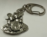 Pewter Drumset Keyring