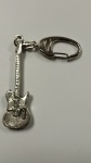 Pewter Telecaster Guitar Keyring