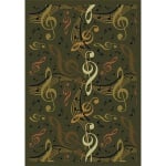 Virtuoso Carpet 3'10"x5'4" Green