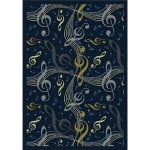 Virtuoso Carpet 3'10"x5'4" Navy