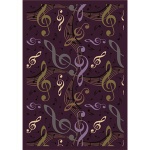 Virtuoso Carpet 3'10"x5'4" Plum