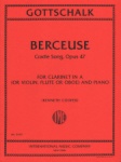 Berceuse (Cradle Song, Op. 47) - Clarinet in A and Piano