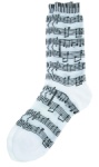 Ladies Music Score Socks