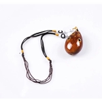STL Ocarina 6-Hole Necklace Ocarina - Brown