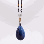 STL Ocarina 6-Hole Necklace Ocarina - Blue