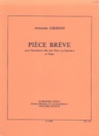 Piece Breve - Alto (or Soprano or Tenor) Sax and Piano