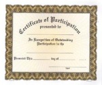 Participation Certificate - Generic