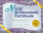 Music Achievement Certificates VA536