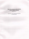 Song Without Words Op. 38 No. 6 - Oboe, English Horn, and Piano