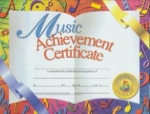 Music Achievement Certificates