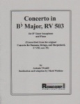 Concerto in B-flat Major, RV 503 - Tenor Sax and Piano