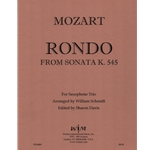Rondo from Sonata, K. 545 - Sax Trio SAT