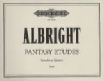 Fantasy Etudes (Full Score) - Sax Quartet SATB