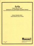 Aria "When Thou Art Near" - Sax Quartet SATB