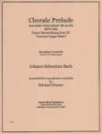 Chorale Prelude, "Aus tiefer Noth schrei' ich zu dir," BWV 686 - Sax Septet SAATTBBs