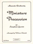 Miniature Procession - Sax Quartet SATB