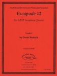 Escapade No. 2 - Sax Quartet SATB