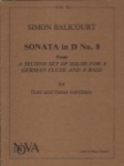 Sonata in D Major, No. 8 - Flute and Piano