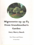 Mignonette, Op. 97, No. 3 - Flute and Piano