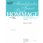 Hommage a Mendelssohn, Faure, Bach - Flute and Piano