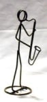 Bass Clarinet Stickman Sculpture