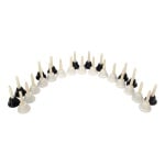 KidsPlay 25 Note Black and White Handbell Set (2 octaves)