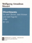 Divertimento in F major, K. 213 - Woodwind Sextet
