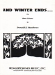 And Winter Ends - Flute and Piano