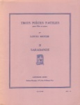3 Easy Pieces, No. 2: Sarabande - Flute and Piano