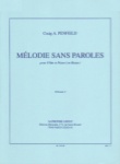 Melodie Sans Paroles - Flute and Piano or Harp