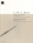 Sonata in A Minor, Wq. 132 - Flute Unaccompanied