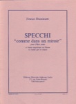 Specchi "comme dans un miroir" - Flute Unaccompanied