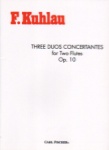 3 Duos Concertantes, Op. 10 - Flute Duet