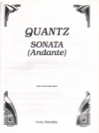 Sonata (Andante) - Flute Duet and Piano