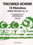 12 Melodious Etudes for Flute, Op. 15