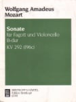 Sonata in B-flat major, K. 292 - Bassoon and Cello