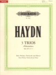 3 Trios, Hob. 15 Nos. 15-17 - Flute (or Violin), Cello and Piano