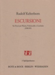 Escursioni: 3 Pieces for Flute, Cello and Cembalo