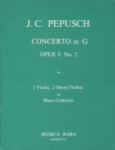 Concerto, Op. 8 No. 2 - 2 Flutes, 2 Oboes and Basso Continuo