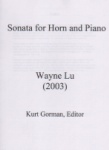 Sonata - Horn and Piano