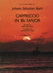 Capriccio in B-flat "On the Death of His Beloved Brother" - Piano