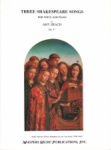 Three Shakespeare Songs, Op.37 - Voice and PIano