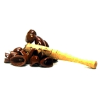 Nigerian Uyot Seed Stick Rattle