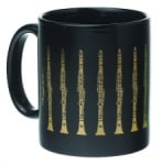 Clarinet Mug Black and Gold